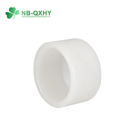 High Pressure Round Plastic End Cap in White Gray Black for Chemical Industry & Water Treatment-PVDF PPH CPVC FRPP