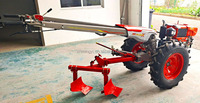 Tracteur à chenilles à haute efficacité en vente chaude, cultivateur, mini tracteur à chenilles à 2 roues, motoculteur agricole