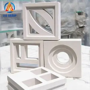 Africa 3D art fence concrete louvre window block mold decoration fence block ventilation moulding