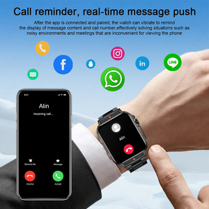 Lige bw0656 Người Đàn Ông Của Không Thấm Nước Thể Thao Smartwatch Vật Liệu Thép Ai Trợ Lý Giọng Nói BT Cuộc Gọi Heart Rate Giám Sát Nhắc Nhở Mẫu - Product Image 5