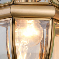 Lampe murale extérieure étanche en cuivre massif, éclairage extérieur pour villa, jardin, cour, balcon, allée, escalier et portail