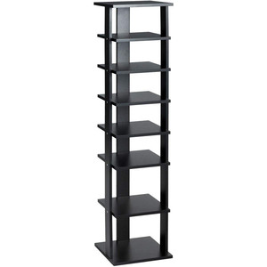 Vertical Wooden Space Saving Shoe Rack for Front Door Ample Storage Spaces Multi-functional Use Sturdy Durable Adjustable - Product Image 5