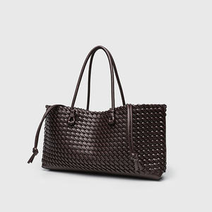 女性用ハンドバッグハンドバッグ女性用ハンドバッグPUレザービーチバッグデザイン女性用ショルダーバッグ - Product Image 1