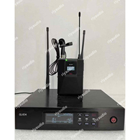 Système de microphone sans fil numérique professionnel monocanal QLXD4 de haute qualité pour conférences/spectacles