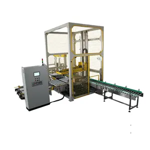 Pallet Destacker and Slip Sheet Dispenser bottle carton box automatic palletizer machine