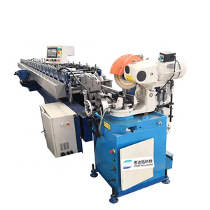 Automatic Pipe Mill Interlocked Seam Making Machine Stainless Steel Gutter Shaping Machine Square Pipe Cutting Roll Forming Mach