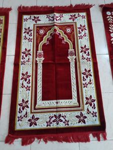 Alfombra de terciopelo islámico para rezos, 500 gramos, nmamaz, Sajjadah, Seccade musulmán - Product Image 2