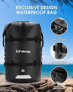 Échantillon gratuit – Sac étanche en PVC personnalisé Ocean Supply Roll Top pour la pêche, les voyages en plein air, la voile et le rafting - Product Image 5