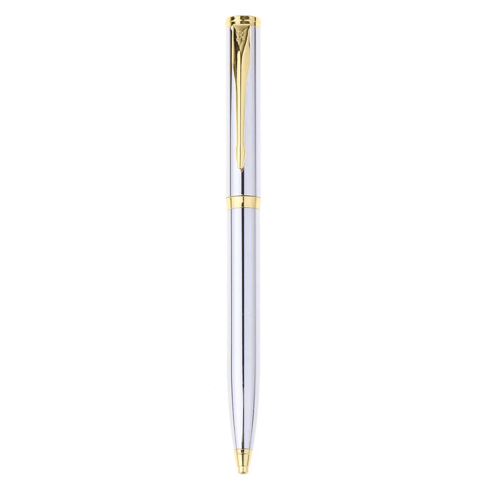 قلم حبر جاف فاخر ترويجي للمكتب للأعمال والتسويق قلم معدني للهدايا مع شعار مخصص