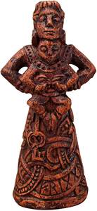 Statuetta in Resina con Finitura in Legno del Dio Norreno della Raccolta - Product Image 3