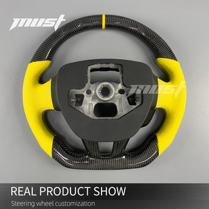 Volant sport personnalisé en fibre de carbone pour Ford <span class=keywords><strong>Focus</strong></span> MK3 <span class=keywords><strong>ST</strong></span> RS, troisième génération, berline 2015-2018, amélioration de l'intérieur de la voiture - Product Image 6