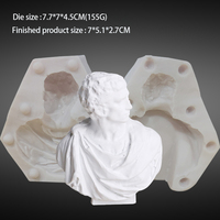 Moule en Silicone pour bougie de Portrait rétro 3D, résine époxy, plâtre, tête de vénus, moule pour faire des croquis, modèle d'artisanat