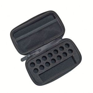 Étui de voyage en EVA pour flacons de 3 ml et seringues, 14 compartiments, stockage de peptides/insuline, 16x8,5x5 cm, fermeture éclair - Product Image 2