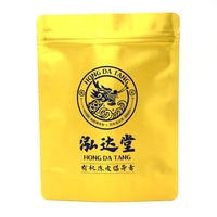Emballage alimentaire personnalisé pour sachet de thé et de collation de mandarine, pochette Mylar autoportante thermoscellable avec fermeture éclair refermable