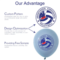 Ballons en latex imprimés avec logo personnalisé, vente en gros, ballons promotionnels en feuille d'aluminium et en latex, fabricant OEM