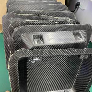 OEM 맞춤형 탄소 섬유 제품 맞춤형 CNC 절단 형태 탄소 섬유 부품 구조용 탄소 섬유 구성 요소 - Product Image 1