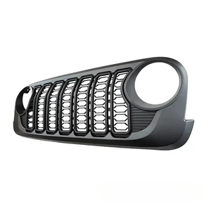 Grille Wrangler pour Jeep Wrangler JK 2007-2017, grille avant modifiée en JL24, accessoire extérieur applicable pour JK - Product Image 1
