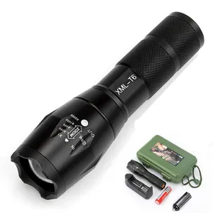 Outdoor 1200 Lumen XML T6 Waterproof LED Zoomable Self Defensive Camping Flashlight