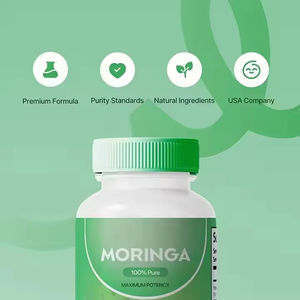 OEM Private Label Natural <strong>Leaf</strong> Plant Protein <strong>Moringa</strong> Capsules for Adults | Vegetarian <strong>Moringa</strong> Powder Antioxidant <strong>Benefits</strong> Energy - Product Image 4