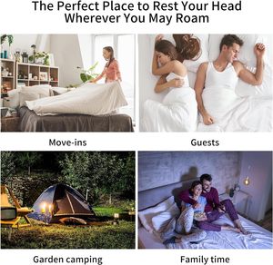 Materasso Gonfiabile LGM Queen Size con Pompa Elettrica Rapida, Borsa Oversize Impermeabile, Materasso ad Aria per Campeggio e Interni - Product Image 6