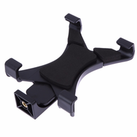 Support universel pour tablette, pince de fixation pour téléphone, support de fixation avec vis de 1/4 pouce, réglable de 58 à 185 mm pour iPad iPhone