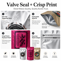 Sachets en plastique Mylar à fermeture éclair, imprimés sur mesure, en aluminium, pour sel de bain, épices, café, aliments, savon
