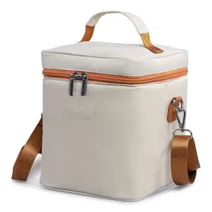用于储物袋的冷却器袋隔热容器防漏罐保持牛奶可调肩包