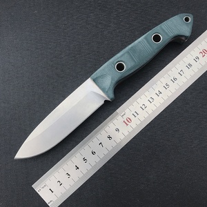 BM-163 S30V Fixed Blade G10 Fiber Handle Camping <b>EDC</b> Hunting Multi-Functional <b>Utility</b> <b>Knife</b> DIY Leather Sheath Anti-Slip OEM - Product Image 6