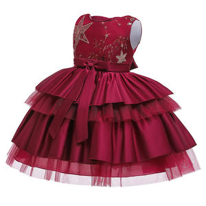 Vestido de Tul sin Mangas para Bebés, Estilo Floral con Encaje, para Fiestas de Primer Cumpleaños, Verano - Product Image 5