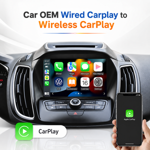 กล่องแอนดรอยด์ 13 CarPlay AI Box Qualcomm Octa Core 4G SIM Wireless CarPlay <span class=keywords><strong>Android</strong></span> <span class=keywords><strong>Auto</strong></span> GPS ดาวน์โหลดแอป 8+128GB สำหรับรถยนต์ที่มี CarPlay แบบใช้สาย - Product Image 5
