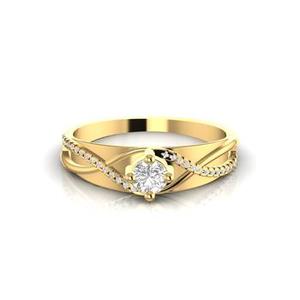 แหวนหมั้นแต่งงานนิรันดร์วินเทจแบบละเอียดอ่อน10K โกลด์แลปแหวนเพชรที่ปลูก IGI รับรองสำหรับงานเลี้ยงครบรอบ - Product Image 1