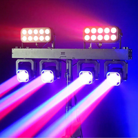Kit de Luces LED para Escenario con Trípode, Luces Estroboscópicas Activadas por Sonido DMX512 con RGBW para Parques Temáticos