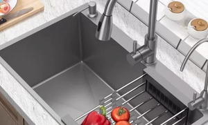Évier de cuisine en acier inoxydable à cuve unique pour hôtel, appareil haut de gamme - Product Image 3