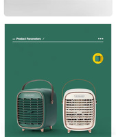 Ventilateur de refroidissement d'air miniature portable, batterie rechargeable 2000 mAh, nouvelle conception, brumisation d'eau, climatisation, commande mécanique