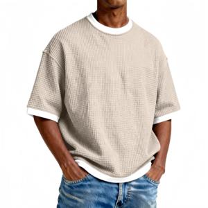 T-shirt Homme Décontracté à Manches Courtes 100% Coton Imprimé Vintage Hell <span class=keywords><strong>Star</strong></span> – Modèle Identique aux Collections de Fabricants (Stock Disponible) - Product Image 6