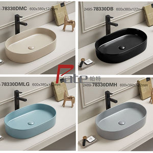 Cupc colorato opaco mai sbiadire design in ceramica elegante Design Hotel lavabo Color opaco Art lavabo - Product Image 2