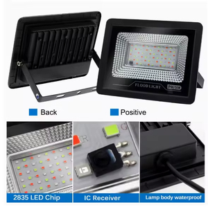 Reflector LED de 50W/100W, AC220V, <span class=keywords><strong>Luz</strong></span> Ambiental Negra, IP66 Impermeable, Lámpara Fluorescente <span class=keywords><strong>Ultravioleta</strong></span> para Escenarios, Fiestas y Eventos - Product Image 3