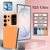 Vente flash - Téléphone portable S25 Ultra 5G - Écran OLED 1440*3120 avec prise en charge OTG - Pour les grossistes et les fournisseurs d'usine