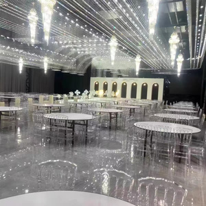 Venta al por mayor apilable boda evento banquete silla Titany negro Chivari Discovery Chivalry silla - Product Image 2