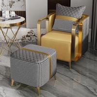 Canapé individuel de luxe nordique, style design moderne pour chambre, bureau, hôtels, zone de réception, salon, durable