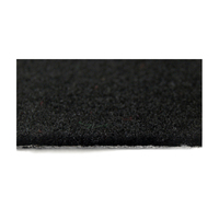 Vente d'usine tissu imperméable non-tissé polyester noir tapis de voiture rouleau de tapis automatique