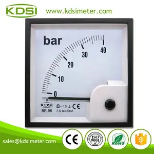 Certificado CE BE-96 DC4-20mA 40bar DC Analógico Amp Painel Mount Pressure Meter