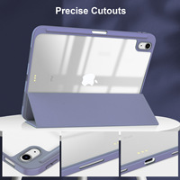 Étui de protection pour tablette en cuir + acrylique de style professionnel de qualité supérieure pour iPad Pro 11 en acrylique