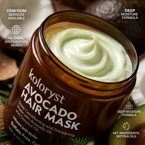 <span class=keywords><strong>Maschera</strong></span> Riparatrice Profonda all'Olio di Cocco con Biotina e Avocado da 473ml <span class=keywords><strong>per</strong></span> <span class=keywords><strong>Capelli</strong></span> Danneggiati e <span class=keywords><strong>Colorati</strong></span>, Trattamento Nutriente Anti-Crespo - Product Image 2