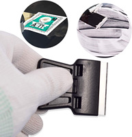 Ensemble de 11 mini-racloeurs en céramique et plastique scellés avec 10 lames en acier au carbone