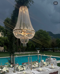 Elegant Hanging <strong>Chandelier</strong> Light New Wedding Ceiling Decoration Creative Crystal <strong>Chandelier</strong> for Wedding Events Party Decor - Product Image 4