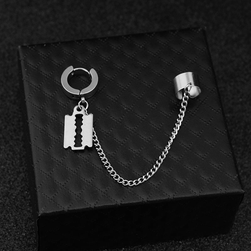 E053-Silver4 1 cerceau + 1 clip (1 pièce)