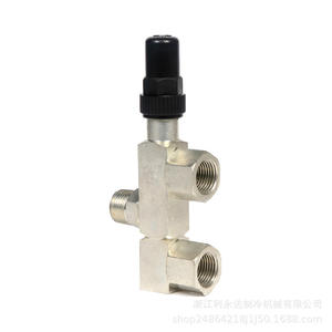 Vanne d'arrêt à trois voies en acier au carbone Liyongda, interrupteur de verrouillage résistant à l'usure pour accessoire de compresseur, échange de chaleur de réfrigération - Product Image 1