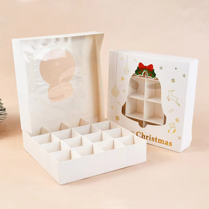 Caja de Regalo para Dulces y Galletas Navideñas, Paquete de 1, 3 o 6 Unidades, Decoración para Envolver Regalos, Artículos para Fiestas Navideñas 2024, Recuerdos para Niños, Navidad, Año Nuevo 2025 - Product Image 5