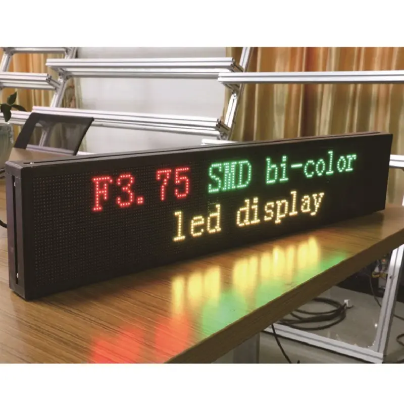 P4.75 <span class=keywords><strong>RGY</strong></span> LED Mmodule 304*75 Mm 64*16 Piksel Display LED P4.75 SMD F3.75 LED Module untuk Menginstal <span class=keywords><strong>Layar</strong></span> LED